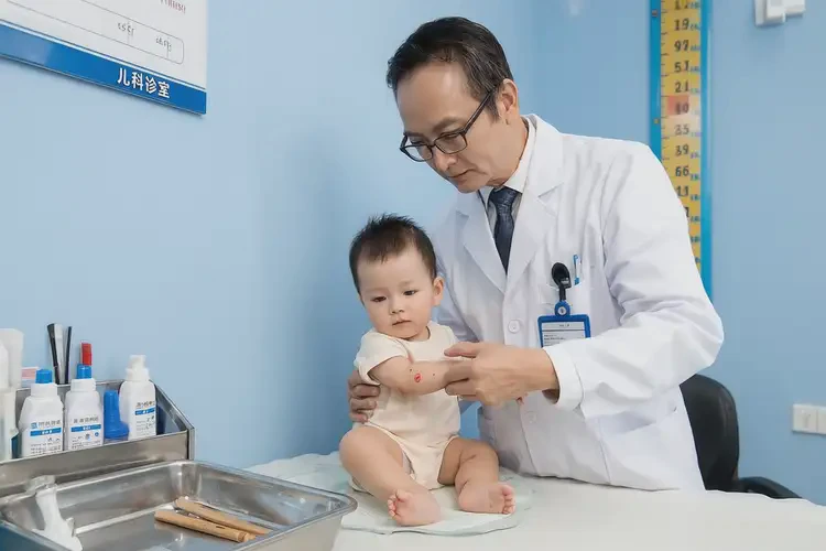 宝宝手臂上有湿疹能治好吗(图2)