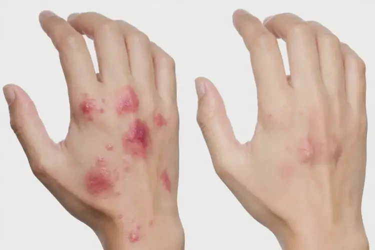 男生手上起湿疹可以彻底自愈吗(图2)