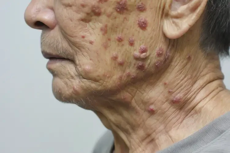 老年人脖子上偶尔长湿疹可以治好吗(图4)