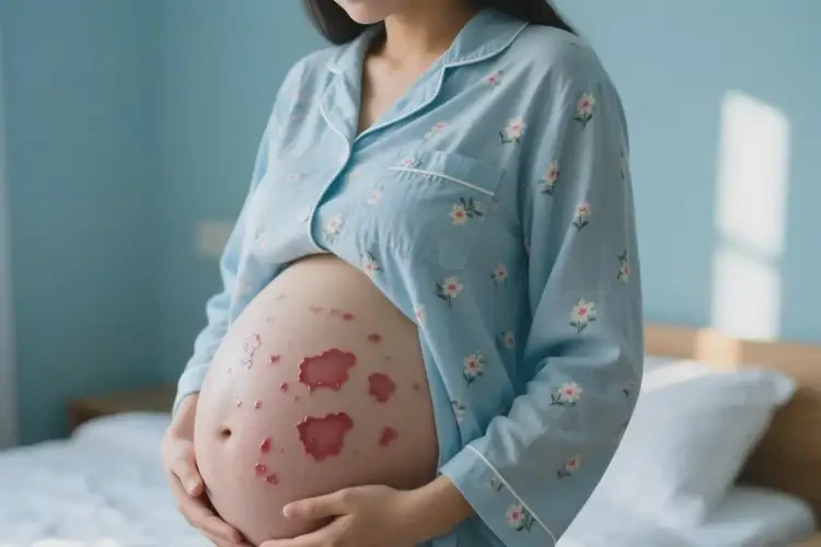 孕妇肚子经常起湿疹能靠自己自愈吗(图2)