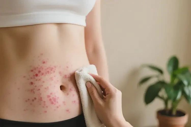 女人肚子有湿疹可以治好吗(图3)