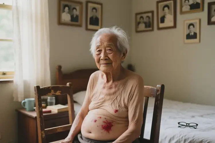 高龄老人肚子上经常起湿疹不管它会自己好吗(图2)