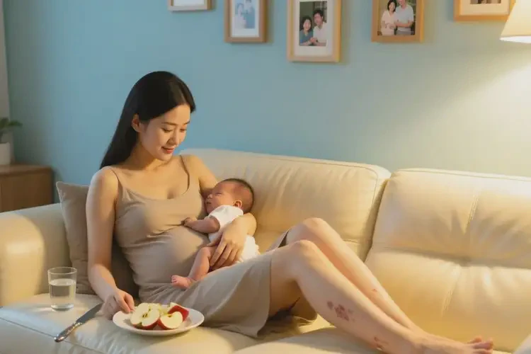 哺乳期妈妈小腿经常长湿疹可以治好吗(图2)