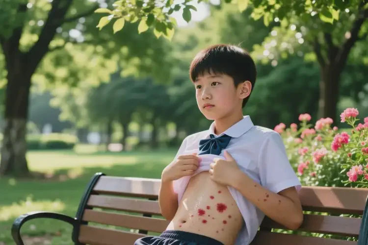 中学生肚子长湿疹能不能彻底自愈(图2)