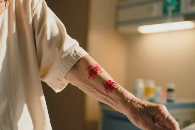 高龄老人手臂经常起湿疹可以治好吗(图1)