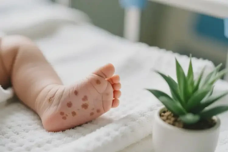 婴儿脚上偶尔起湿疹能治好吗(图3)