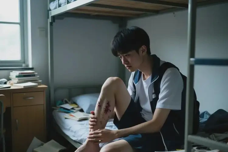 大学生大腿上容易起湿疹不管它会自己自愈吗(图1)