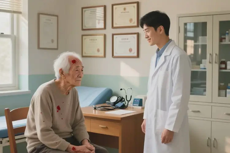 老年人身上起湿疹可以治好吗(图1)