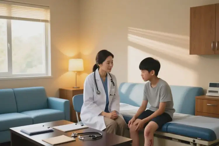 青少年大腿上偶尔起湿疹可以治好吗(图1)