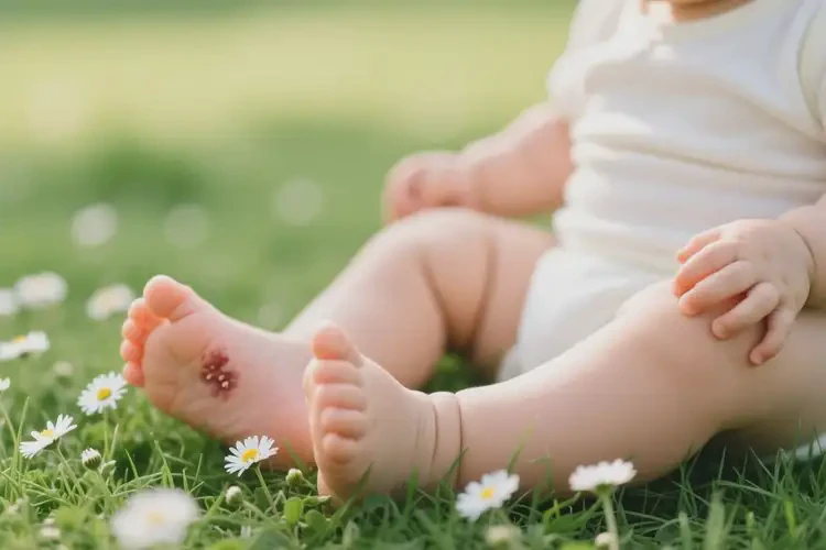 婴儿脚上容易长湿疹能治好吗(图3)