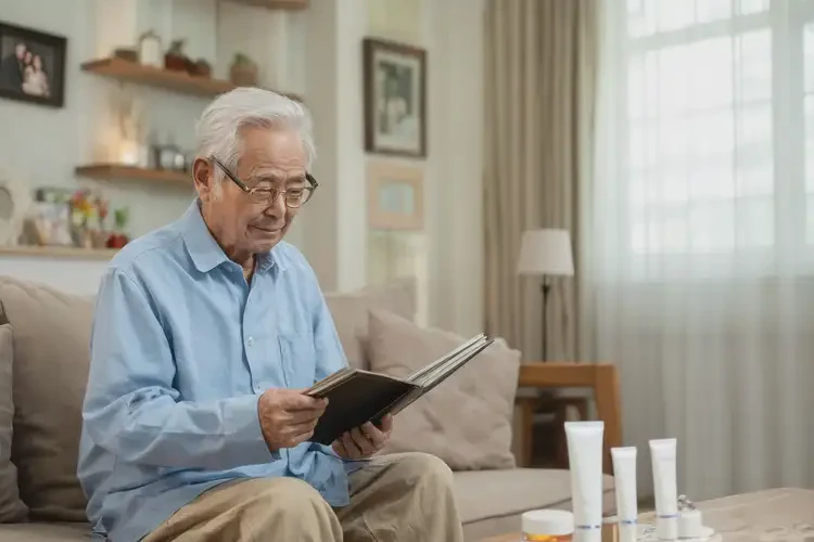 老人肚子上经常起湿疹能靠自己自愈吗(图1)