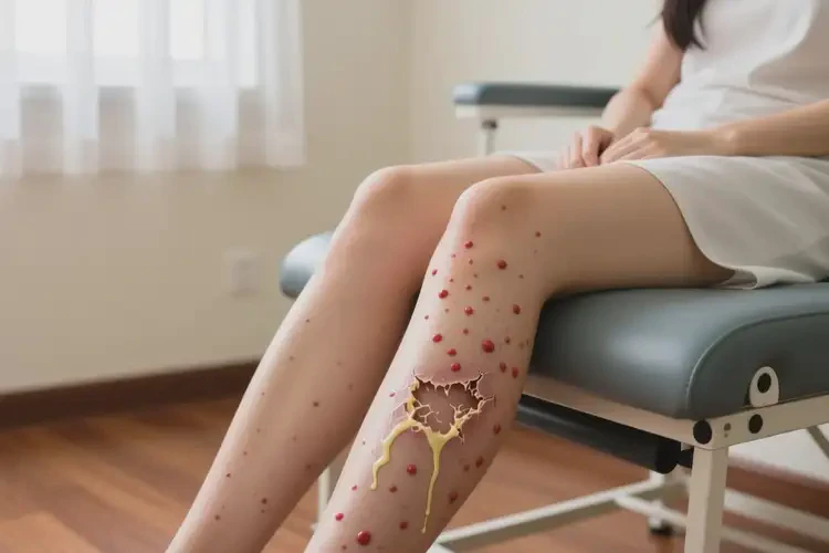 女人大腿上长湿疹可以治好吗(图4)