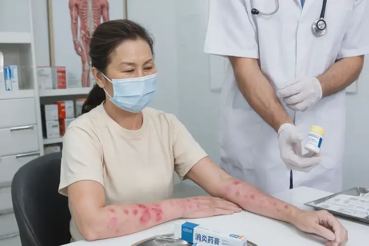 女人手臂上出现湿疹可以治好吗(图3)