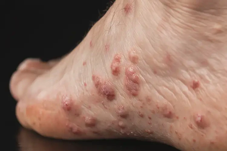 男性脚上容易长湿疹可以治好吗(图4)