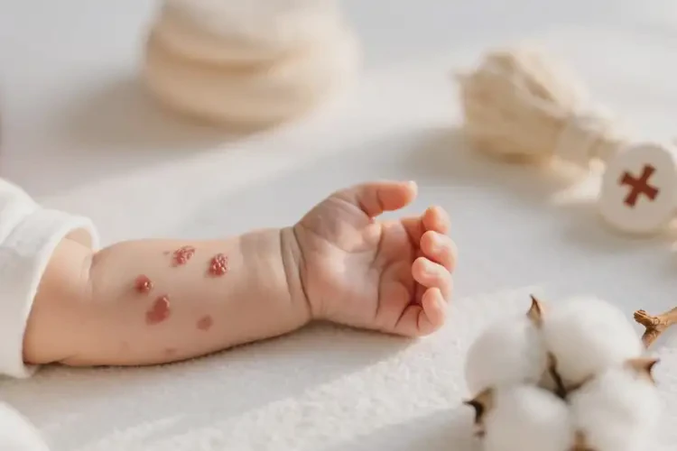 婴儿身上容易长湿疹能治好吗(图1)