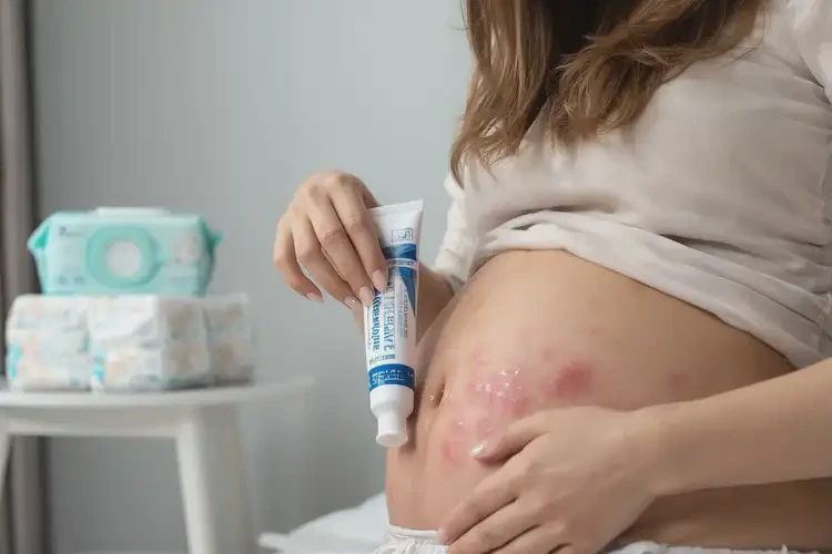 哺乳期妈妈肚子上容易长湿疹可以治好吗(图4)