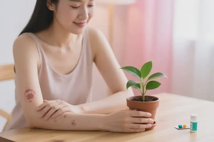 女人四肢偶尔起湿疹可以治好吗(图2)