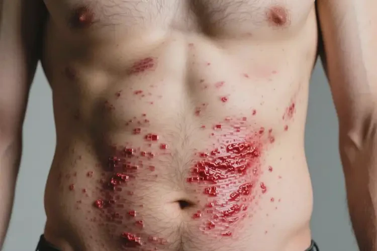 男人肚子上长湿疹可以治好吗(图2)