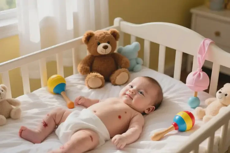 婴儿四肢经常起湿疹不管它会自己好吗(图1)