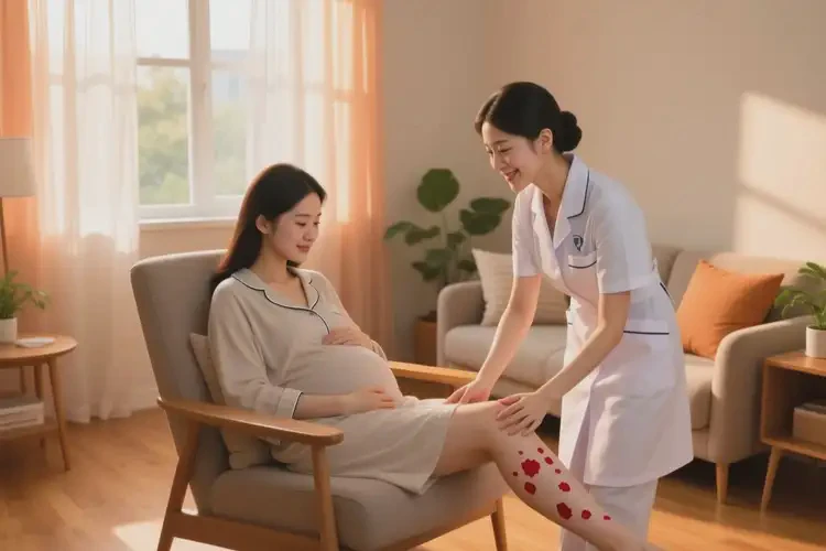 哺乳期妈妈小腿上容易起湿疹可以治好吗(图1)