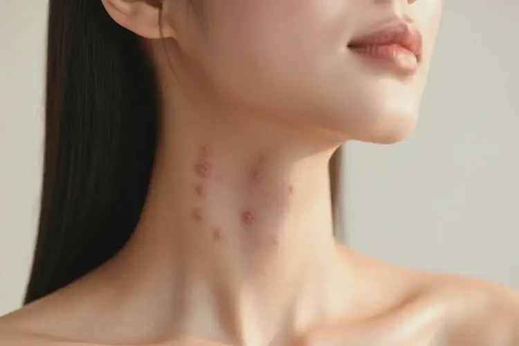 女人脖子上容易长湿疹可以治好吗(图2)