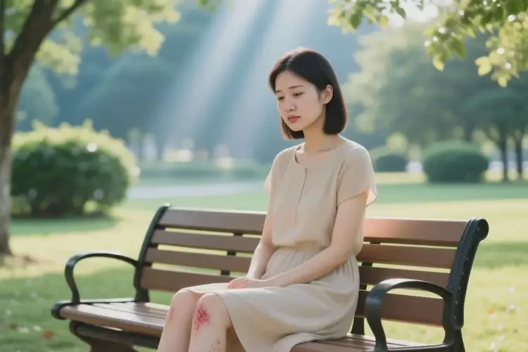 女性小腿上出现湿疹可以治好吗(图3)