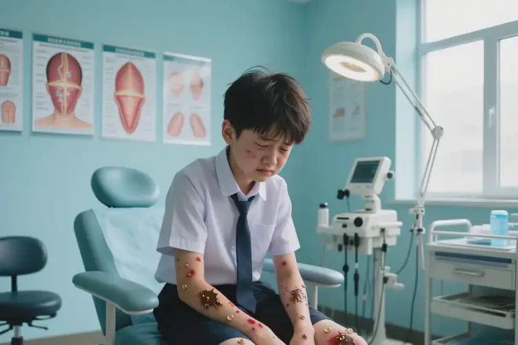 中学生全身有湿疹可以治好吗(图1)