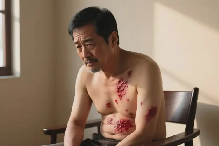 男人肚子上经常起湿疹可以治好吗(图4)