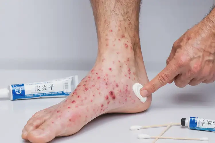 男人脚上起湿疹可以治好吗(图3)