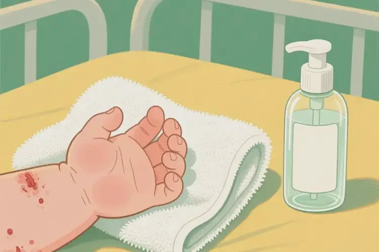 宝宝手上有湿疹能治好吗(图3)