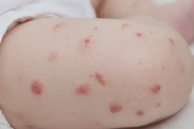 婴儿大腿上容易长湿疹能治好吗(图4)