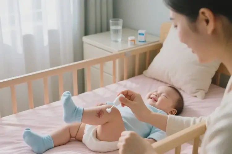 宝宝大腿偶尔起湿疹能治好吗(图3)