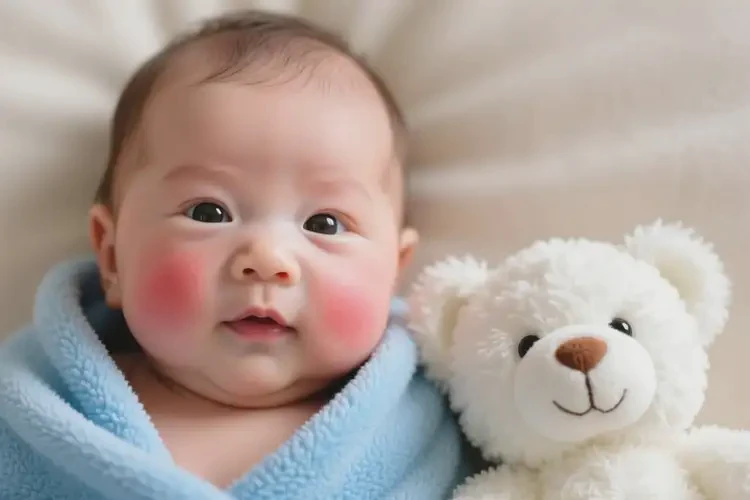 宝宝脸上容易起湿疹能治好吗(图1)
