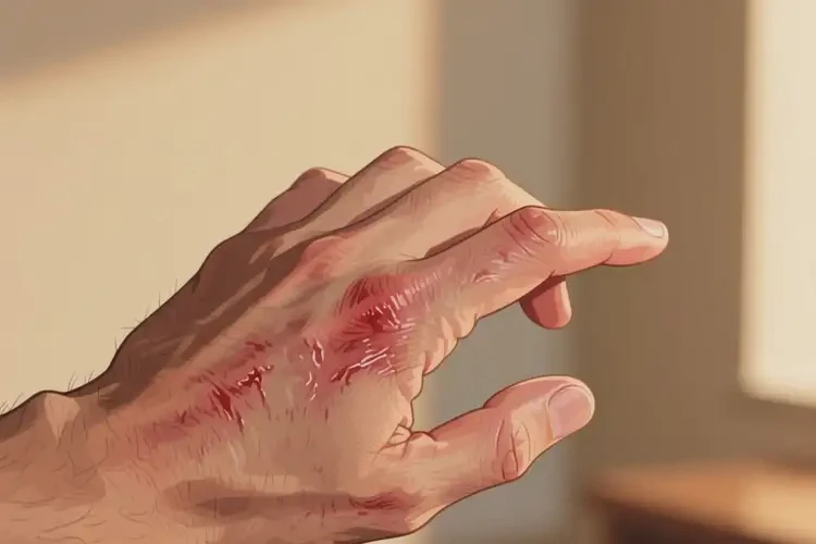 男性身上偶尔长湿疹可以治好吗(图3)