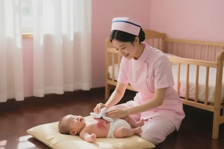 婴儿肚子上经常起湿疹能治好吗(图1)