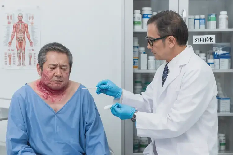 男人脖子上偶尔长湿疹可以治好吗(图3)