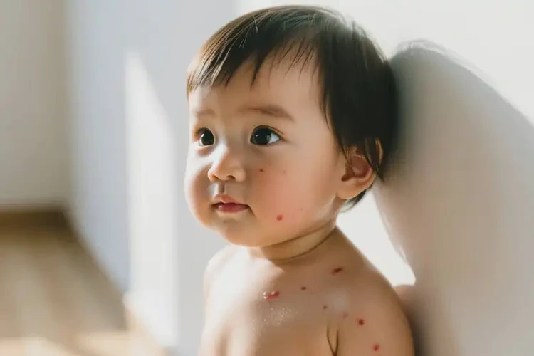 幼儿脖子上偶尔长湿疹不管它会自己好吗(图3)