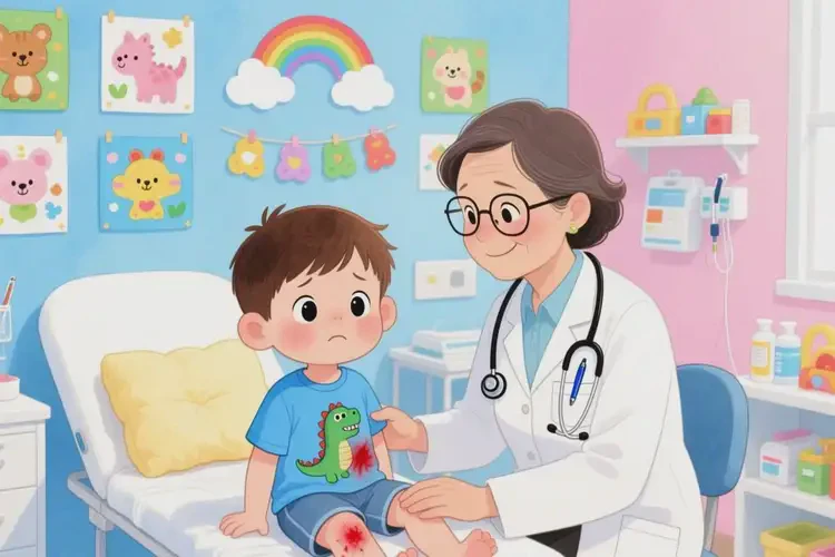 少儿肚子偶尔起湿疹能治好吗(图1)