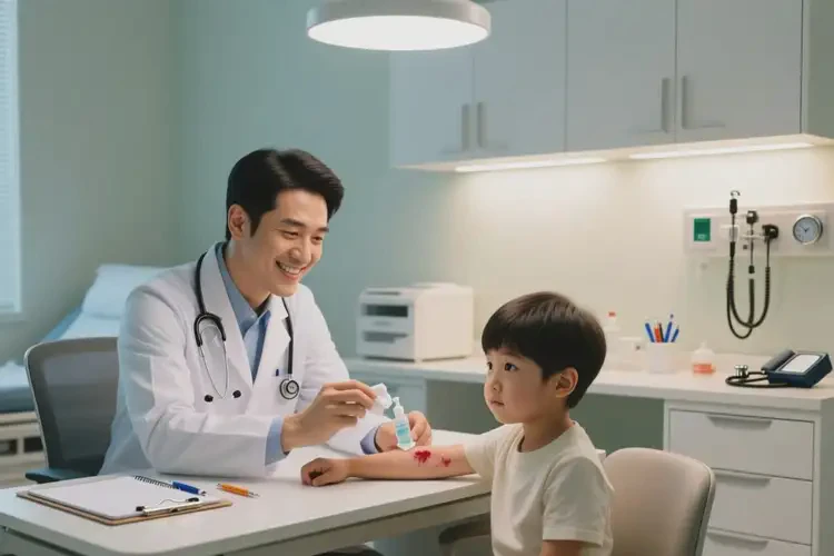 儿童手臂上起湿疹能治好吗(图4)