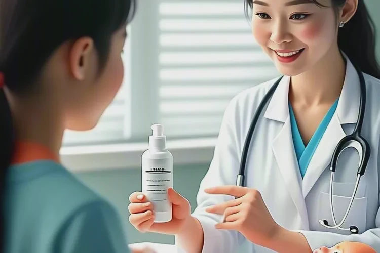 小儿脸上容易起湿疹可以治愈吗(图1)