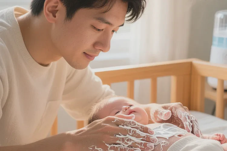 新生儿四肢偶尔长湿疹可以治愈吗(图2)