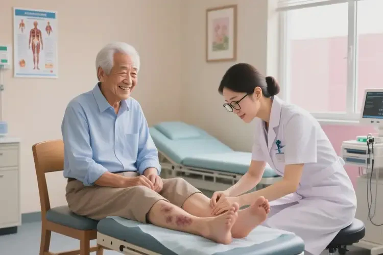 老人脚上经常起湿疹能治好吗(图2)