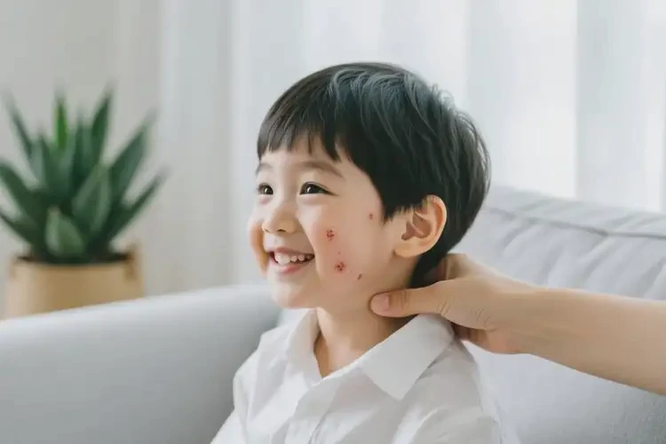 孩子脖子经常起湿疹能治好吗(图1)