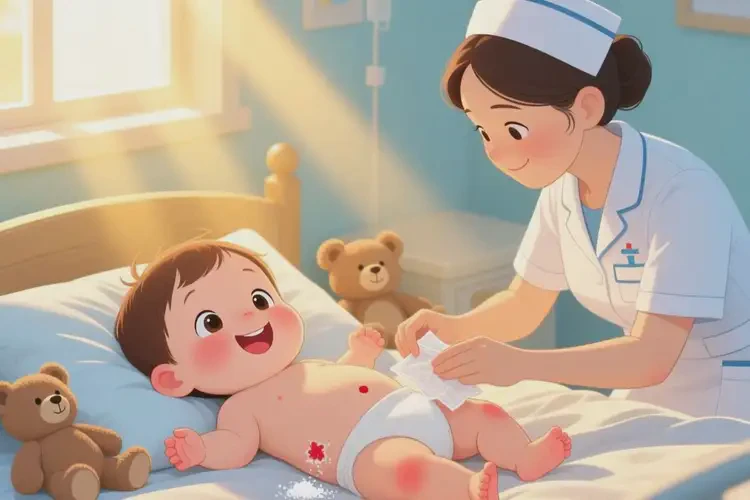 儿童屁股上偶尔起湿疹能治好吗(图1)