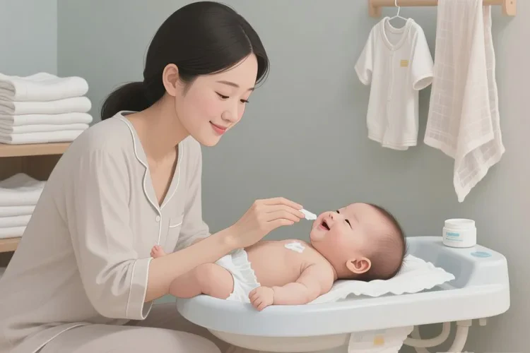 婴儿脖子上有湿疹可以治愈吗(图1)