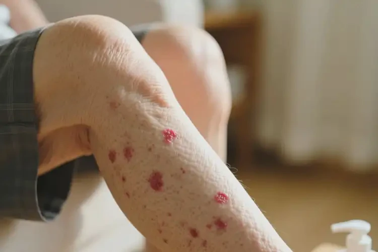 老人大腿偶尔长湿疹能治好吗(图4)