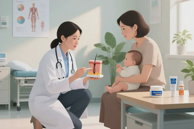 婴儿小腿上出湿疹可以治愈吗(图2)