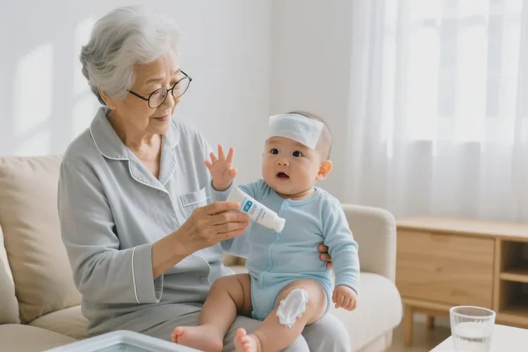 婴儿大腿上偶尔起湿疹可以治愈吗(图3)