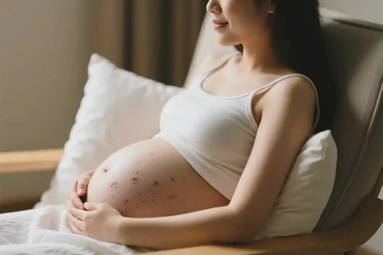 产妇肚子偶尔起湿疹能治好吗(图2)