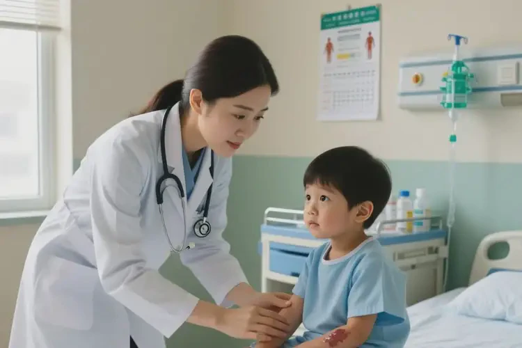 孩子手臂长湿疹能治好吗(图1)